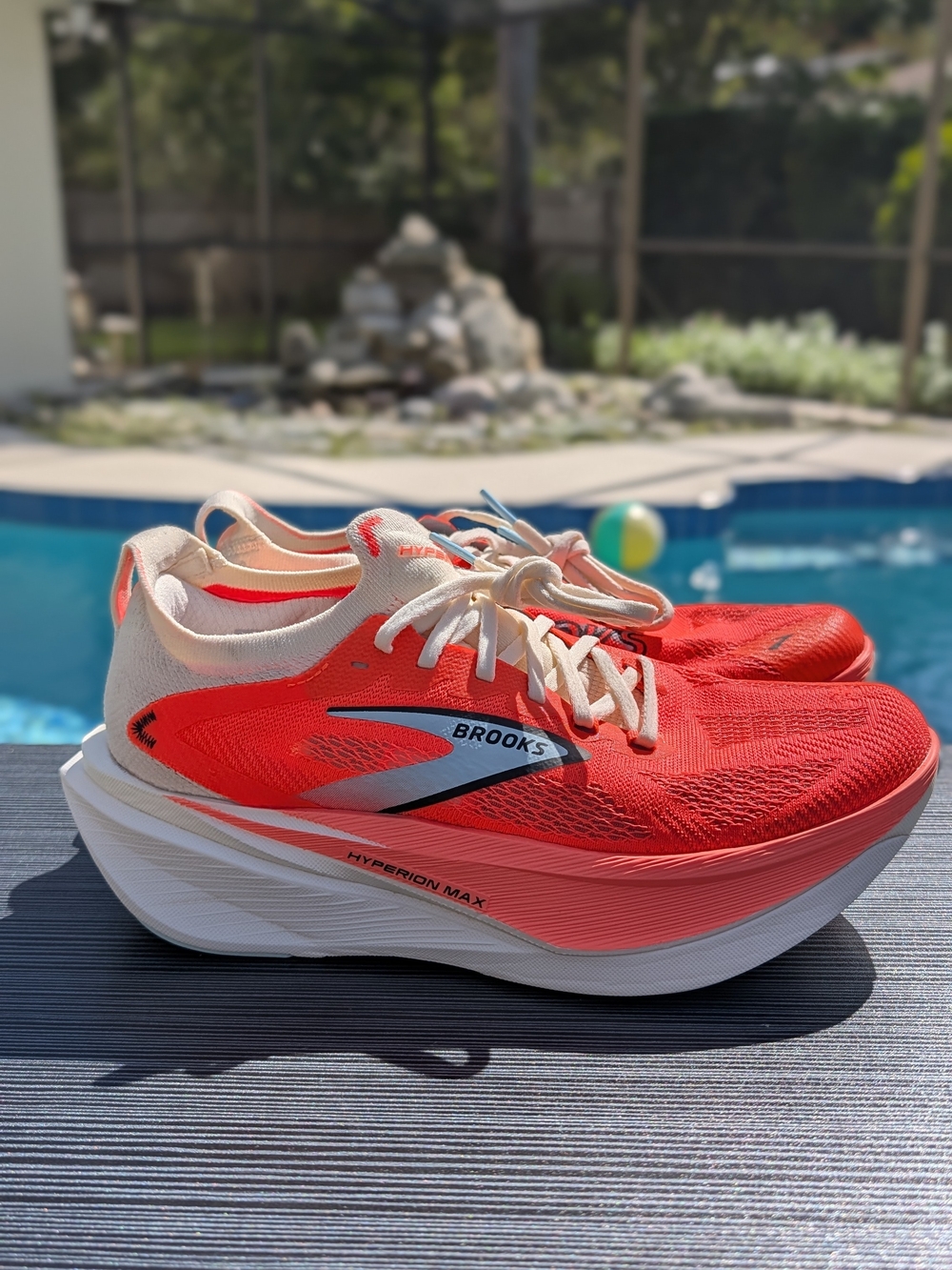 Brooks Hyperion Max 3 "Fiery Coral / Coconut" - Women's US 10 (1204551B659)